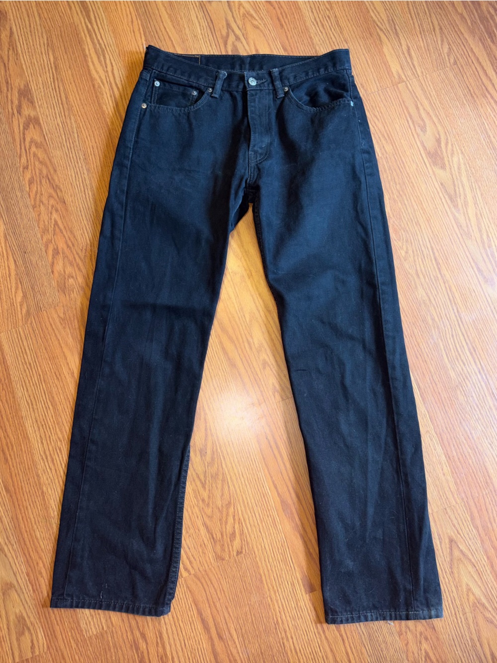 Levi's Black Straight Men Jeans